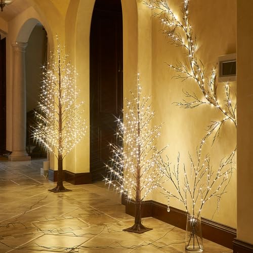 810 LED 6ft Brown Tree Lights for Christmas Indoor Outdoor Decoration - Variation of THIS listing