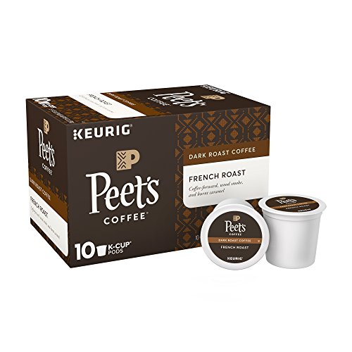 Peet’s Coffee French Roast K-Cup Coffee Pods for Keurig Brewers, Dark Roast, 10 Pods