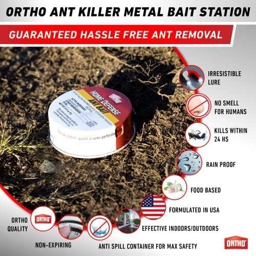 Ortho Home Defense Ant Traps - 10 Pack Metallic & Adhesive Indoor/Outdoor Ant Killer