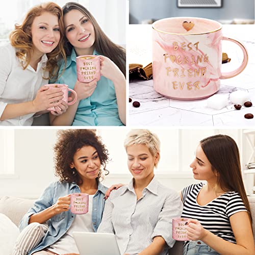Women's Friendship Candle Gift Set with Coffee Mug and Lavender Scented Candle
