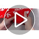 Gilprop Snowflake Christmas Bathroom Rugs and Towels Set - Red & White, 4 Pieces - Variation of Snowflake