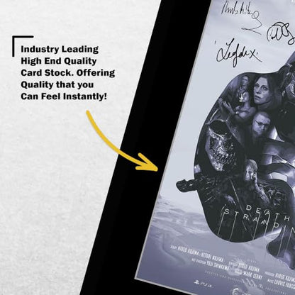 Death Stranding Signed Printed Photo US Letter Unframed - Video Game Fan Gift (ID-014204)