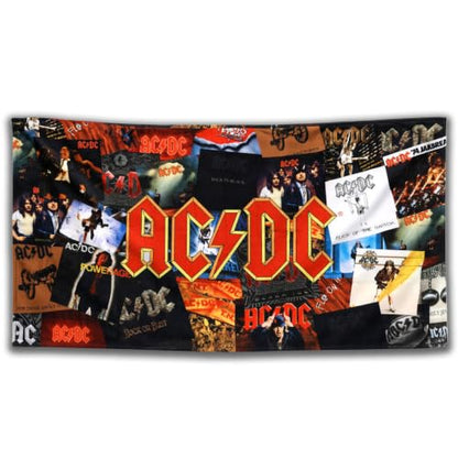 AC/DC Beach Towel Set - Large Microfiber Pool & Bath Towel for Kids & Adults