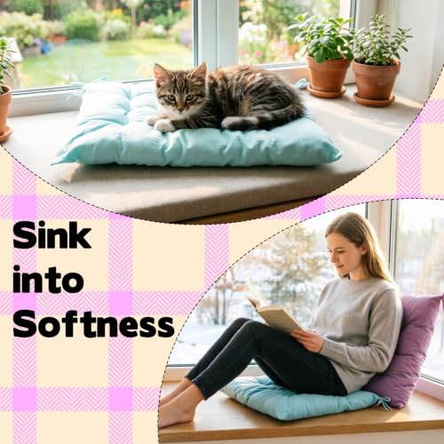 15.7 Inch Floor Cushions Set for Classroom and Home Seating - Meditation, Yoga, Lounge