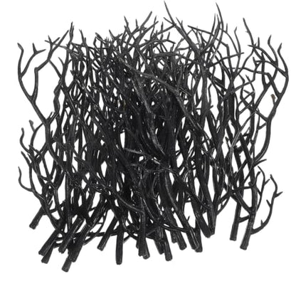 24pcs Faux Antler Branches for Holiday Decor, Vase Fillers & DIY Crafts