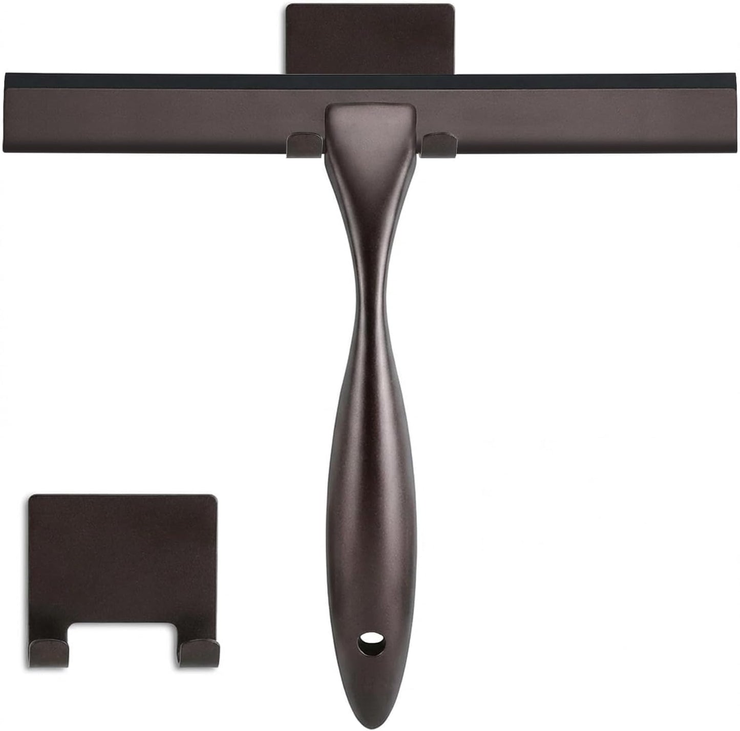 NETANY Shower Squeegee - 14-Inch Stainless Steel Tool for Streak-Free Bathroom & Shower Use