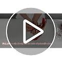 Childom 12 pcs Glitter Poinsettia Flowers for Christmas Decorations - Dark Red & Gold, 8.7 Inch