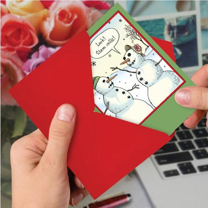 Funny Christmas Greeting Cards - Stem Cells Design - Pack of 12