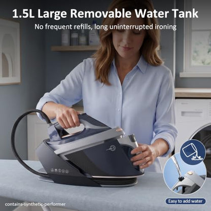1800W Clothes Steamer with 1.5L Removable Water Tank - Garment Steamer