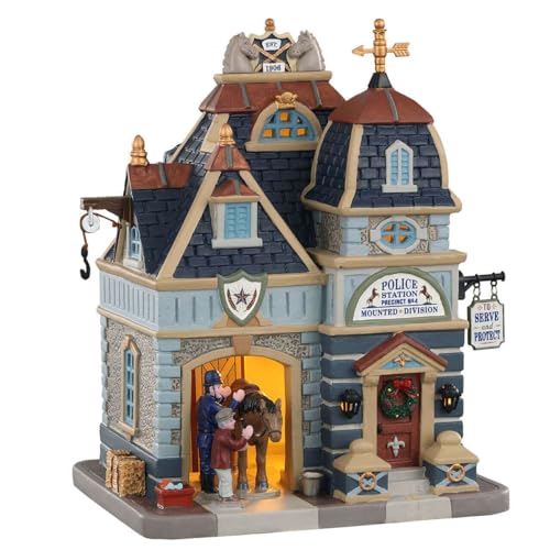 Lemax Mounted Division Police House for Christmas Village Display