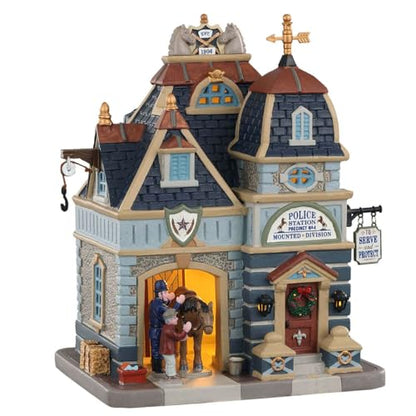 Lemax Mounted Division Police House for Christmas Village Display