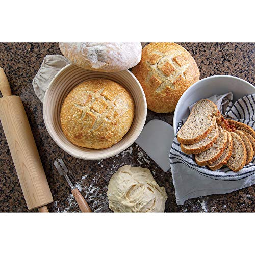 Mrs. Anderson's Baking Artisan Bread Lame, 15 Blades, 18/8 Stainless Steel and Romanian Beechwood