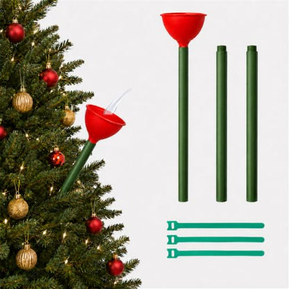 Christmas Tree Watering Funnel 49.7 Inch Long Reach with Wide Opening
