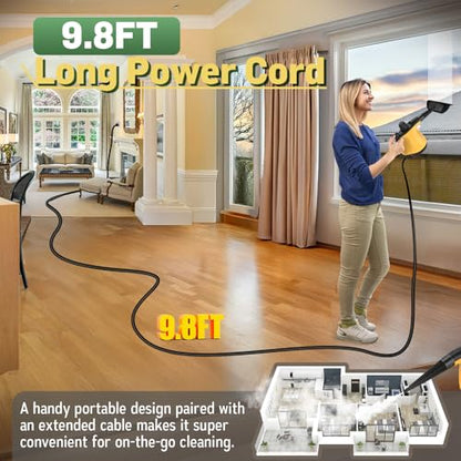 Handheld Steam Cleaner for Home with 11 Accessories, Chemical-Free Multi-Surface Steam Cleaner