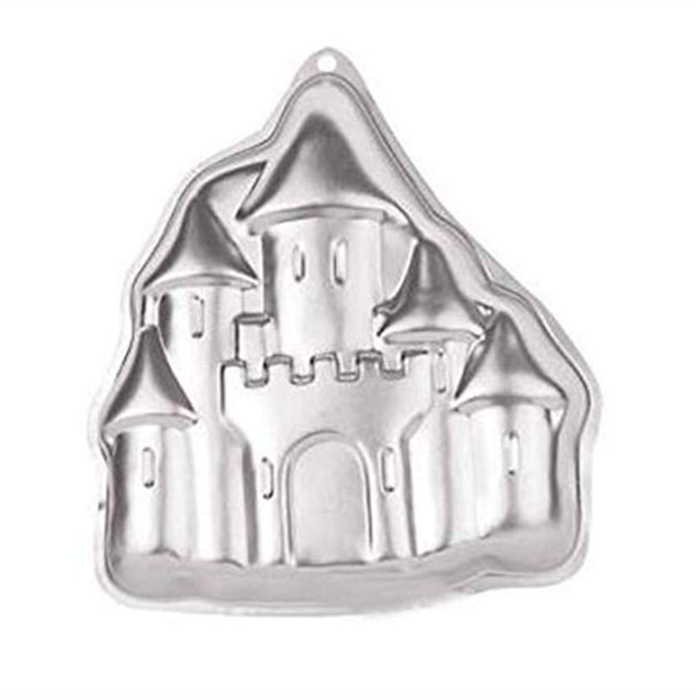 Aluminum Cake Mold 3D Castle Shape Baking Pan DIY Birthday Cake Mould Kitchen Supplies