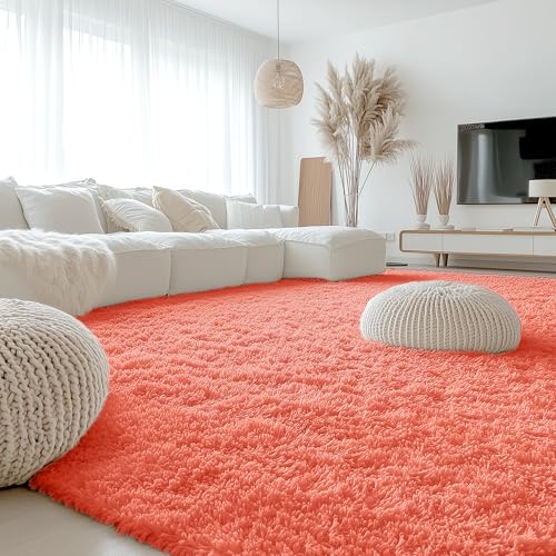 OLANLY 3x6 Machine Washable Runner Rugs for Hallway, Soft Fluffy Shaggy Bedside Rugs for Bedroom, Living Room, Indoor Floor Carpet for Kids Girls and Boys, Nursery Rooms, Home Decor Aesthetic, Black