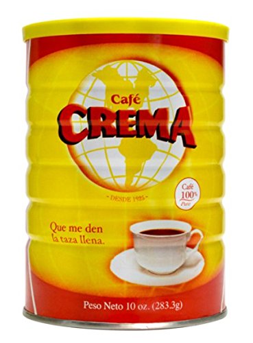 Café Crema Ground Coffee from Puerto Rico, 10 ounce can