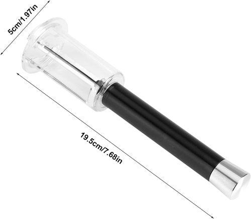 Electric Wine Opener with Air Pump Pressure Cork Remover for Red Wine Bottles, Cordless Automatic Corkscrew Tool