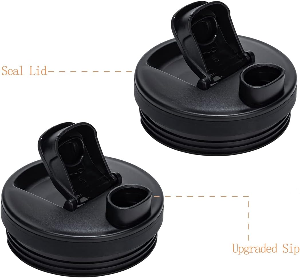 Ninja Nutri 32oz Replacement Cups - Upgraded Sip and Seal Lids for BN401, BN800 | 2 Pack