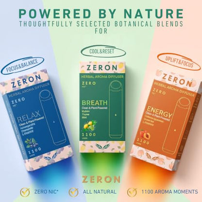 Herbal Aroma Diffuser Sticks Set - Plant-Based Fragrances for Home & Office, 3-Pack