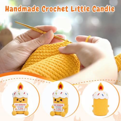 Funny Best Friend Birthday Gifts for Women - Positive Friendship Crochet Doll - Friend Gifts