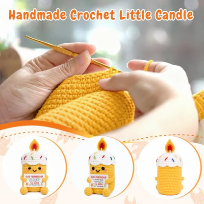 Funny Best Friend Birthday Gifts for Women - Positive Friendship Crochet Doll - Friend Gifts