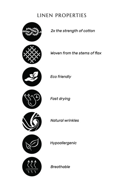 Solino Home Linen Bib Apron for Men & Women - Peacock Blue/Soft Grey Kitchen Apron with Front Pockets - Handcrafted from European Flax