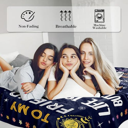 Friendship Gifts for Women - To My Friend Blanket 60x80 Inches - Variation of Friendship Gifts / 60x80