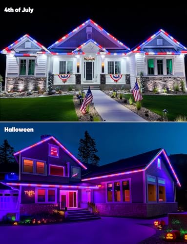 Outdoor RGBWW LED Strip Lights 100FT/30M Waterproof Color Changing Festival Lighting