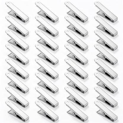 40 Pcs Metal Alligator Clips for Crafts Photo Hanging Wire Organizer