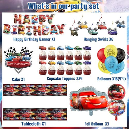 Party Decorations Set with Balloons for Birthday Celebration