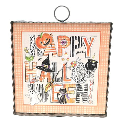 Mini Art Happy Halloween Wall Decor - The Round Top Collection