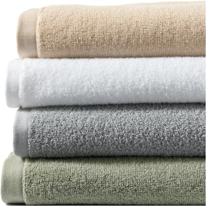 Lands' End Quick-Dry Cotton Bath Sheet - Champagne, 36x70 Inches, 1 Piece