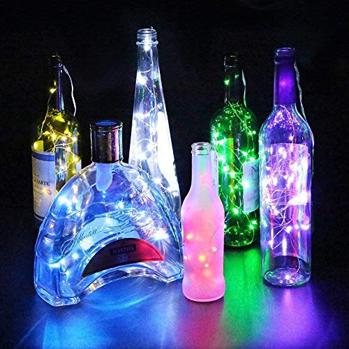 8 Pack Multicolor LED Fairy String Lights 10ft Battery Operated for DIY Crafts Weddings Parties