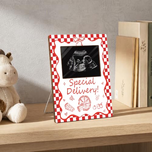 Special Delivery Ultrasound Photo Frame - Baby Announcement Keepsake, 4x6 Inch, Baby Shower Gift, Pregnancy Memory, Variation of THIS listing