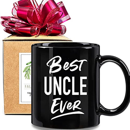 Uncle Coffee Mug - Best Uncle Ever Father's Day Gift - Black2 Variation