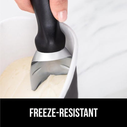 GORILLA GRIP Ice Cream Scoop - BPA-Free Heavy Duty Design with Ergonomic Handle for Perfect Scoops | Black