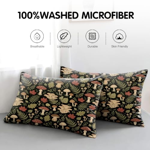 Floral Queen Size Comforter Set for Kids and Teens - Microfiber Bedding with Pillowcases