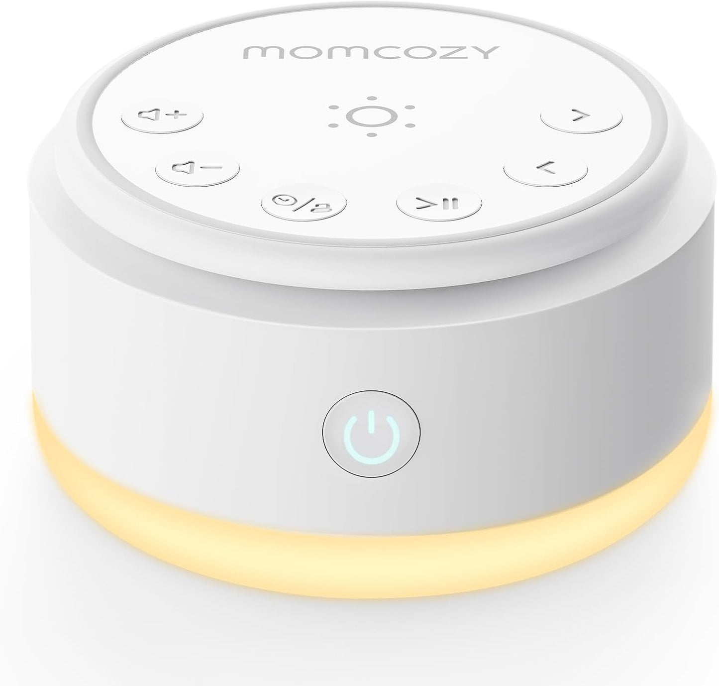 Momcozy Sound Machine - 20 Soothing Sounds with Touch Warm Light | Portable White Noise for Kids & Adults