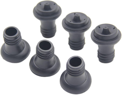 Wine Bottle Stopper, Wine Saver Vacuum Stoppers, Wine pump Vacuum Stoppers, Pack of 6, Rubber Wine Stoppers for Wine Saver Vacuum Pump Preserver, Solid stoppers Fit Every Bottle Keep Wine Fresh