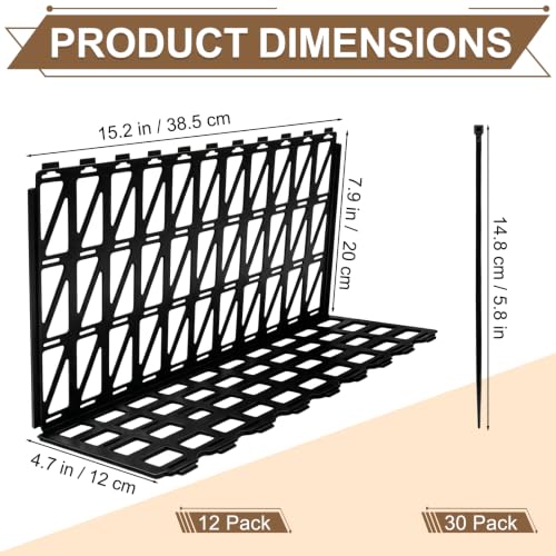 Under Couch & Bed Blocker with 30 Ties - Pet & Furniture Protector