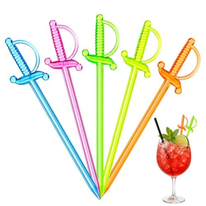 200 Pcs Colorful Cocktail Picks & Fruit Skewers for Party Food & Drinks
