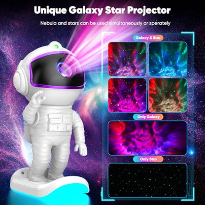 Star Projector Galaxy Night Light with Remote Control - Purple Variation