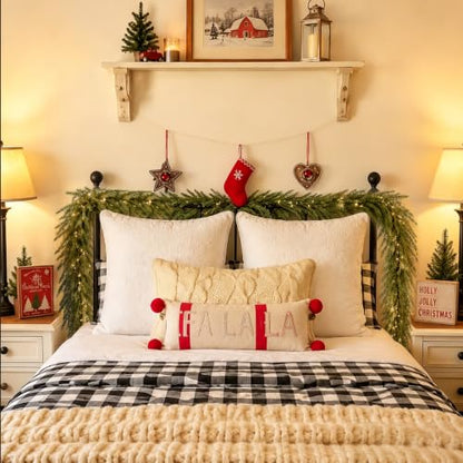 9 Ft Norfolk Pine Garlands - 2 Pack Real Touch Christmas Decor
