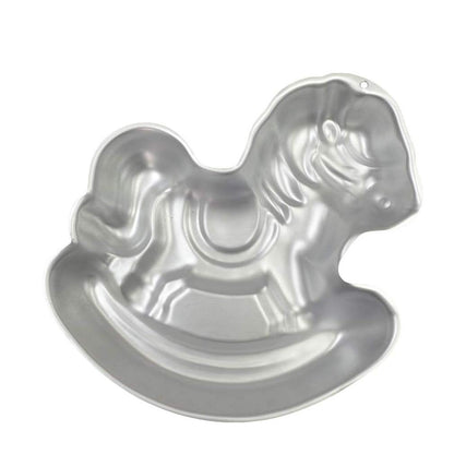 Ulalaza Aluminum Cake Mold 3D Trojan Shape Baking Pan DIY Birthday Cake Mould Kitchen Supplies