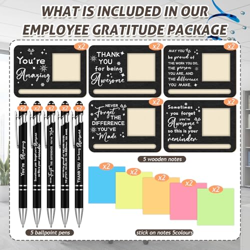 Employee Appreciation Gift Sticky Note Holder - Appreciation Variation