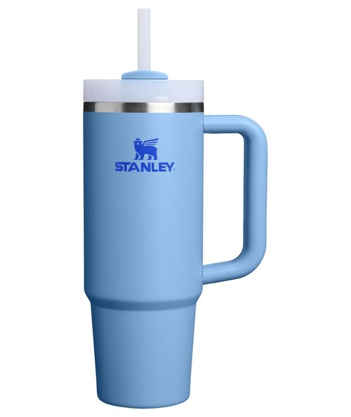 STANLEY Quencher H2.0 Tumbler with Handle and Straw 30 oz | Flowstate 3-Position Lid | Cup Holder Compatible for Travel | Insulated Stainless Steel Cup | BPA-Free | Blue Sky