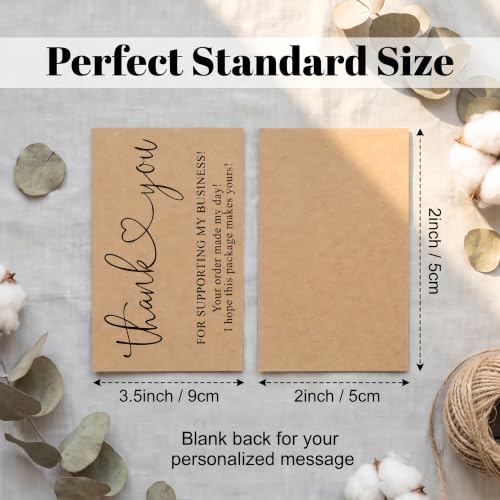 Thank You Cards for Small Business Bulk Set 300 Count 2 x 3.5 Inches