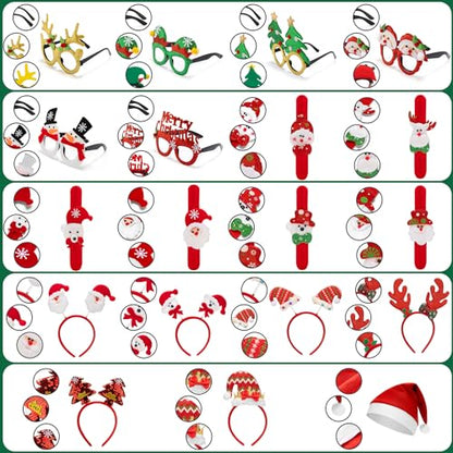 24PCS Christmas Accessories Set for Kids Adults - Party Supplies, Variation of THIS listing