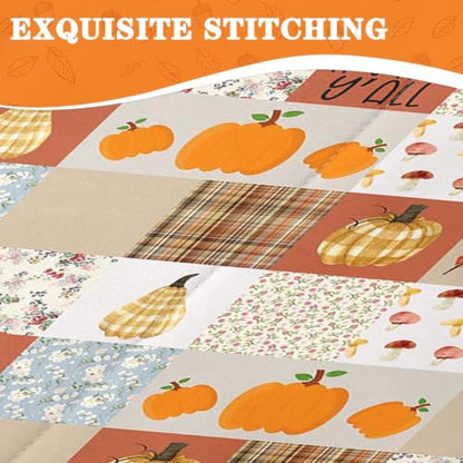 Fall Leaves Farmhouse Zipper Bedding Set for Kids - Twin, 3-Piece
